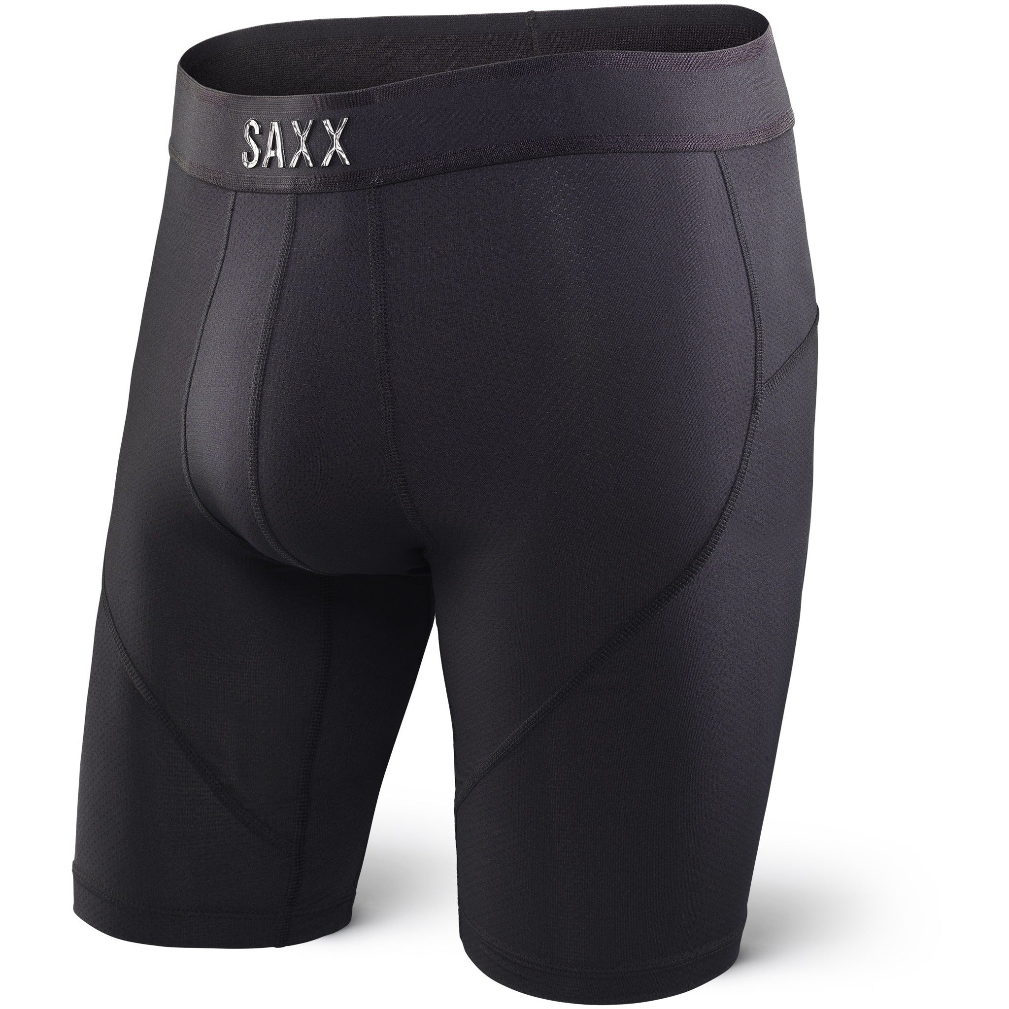 SAXX Kinetic Stretch Boxer Briefs - Men's Boxers in Optic Camo Black