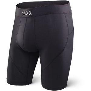 Saxx Kinetic Long-Leg Boxer in Blackout